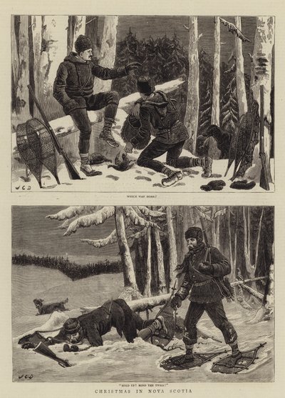 ノバスコシアのクリスマス 作： John Charles Dollman